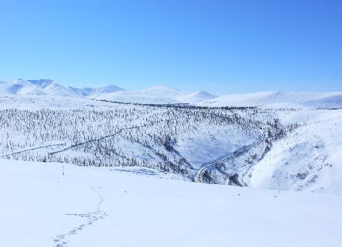 Технический отчёт о лыжном походе V к/с, проведенном в марте 1997г., по Южной Якутии, в районе хребта Удокан, (к северу от трассы БАМа)