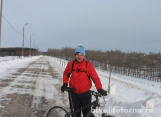 Зимняя велопрогулка Уваровка-Можайск 2008г.