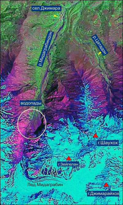 Какой водопад находится севернее. Водопад Зейгалан. Крупные водопады на карте. Водопад Зейгалан на карте.