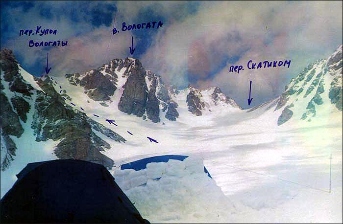 Ледник Караугом маршрут