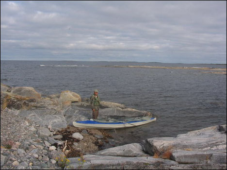 Отчет о парусном и гребном туристском походе по Белому морю (Карельский берег) на катамаране Альбатрос и байдарке Таймень-2