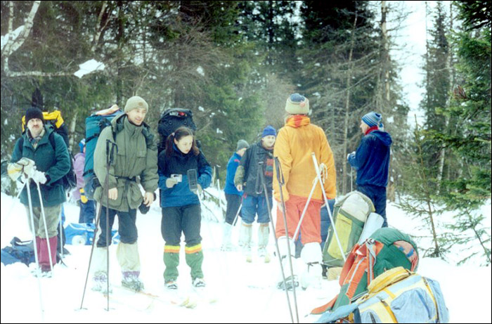 Дневник - отчёт лыжного похода 1 к.с. г. Ижевск 2002 г.
