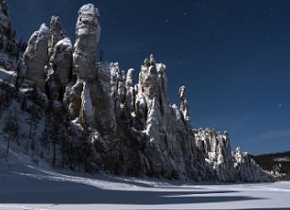 Пойти в поход ( Лыжный туризм): Зимняя Синяя 