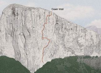 Бельгийские скалолазы пытаются повторить самый сложный мультипитчевый маршрут в мире: "Dawn Wall" на скале Эль-Капитан