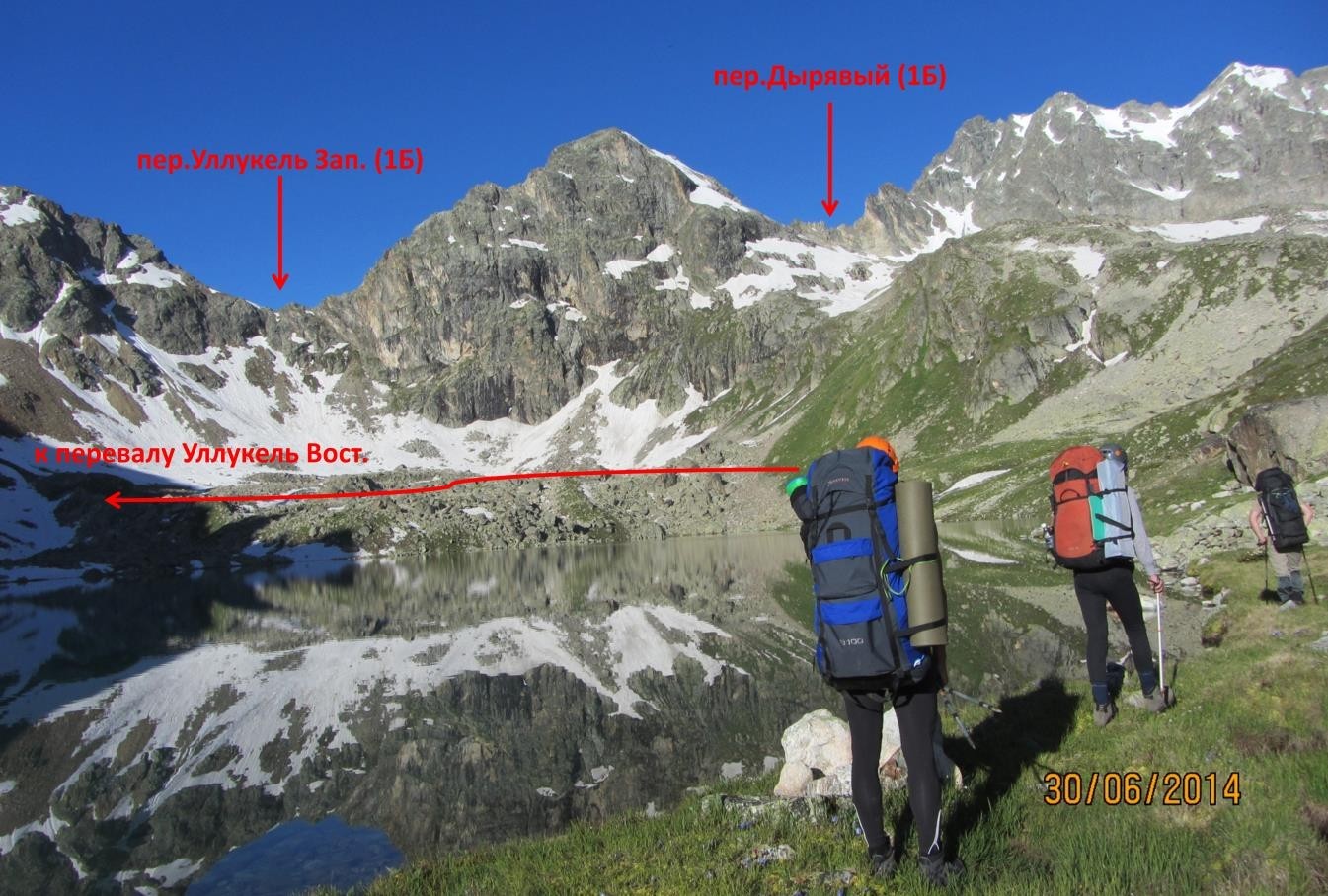 Отчёт о горном туристском походе 2 категории сложности по Западному Кавказу, Гвандра