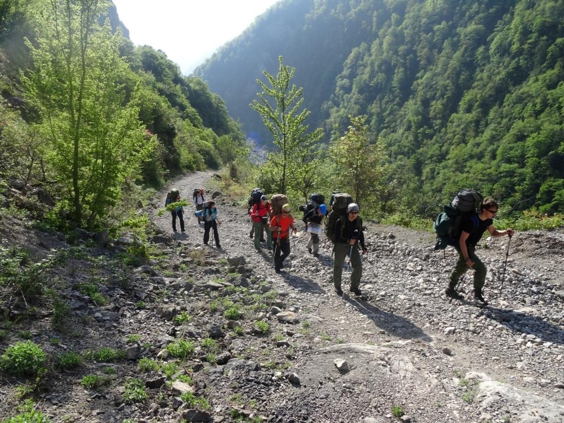 Отчёт о пешеходном туристском походе 2 категории сложности по западному Кавказу в Абхазии в районе озера Рица