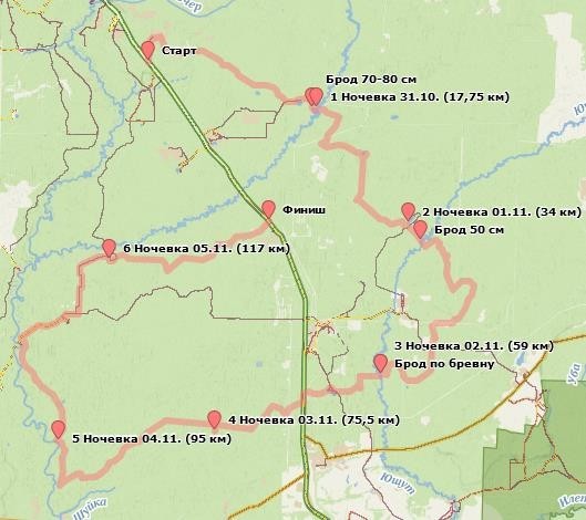 Отчет о прохождении пешеходного туристского спортивного маршрута I категории сложности по республике Марий-Эл